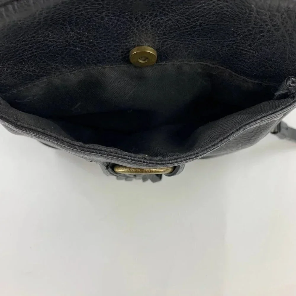 B.O.C. Born Concepts Mini Tassel Vegan Harness‎ Pebbled Leather Storage Backpack